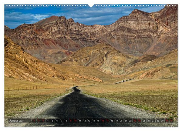 Produktbild: Auf der Seidenstra&szlig;e durch das Pamir-Gebirge (Wandkalender 2027 DIN A2 quer), CALVENDO Monatskalender