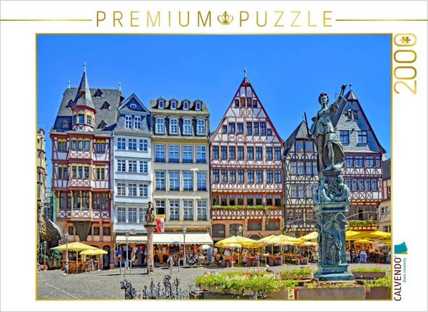 Produktbild: CALVENDO Puzzle Frankfurt R&ouml;merberg | 2000 Teile Lege-Gr&ouml;&szlig;e 90x67cm Foto-Puzzle f&uuml;r gl&uuml;ckliche Stunden
