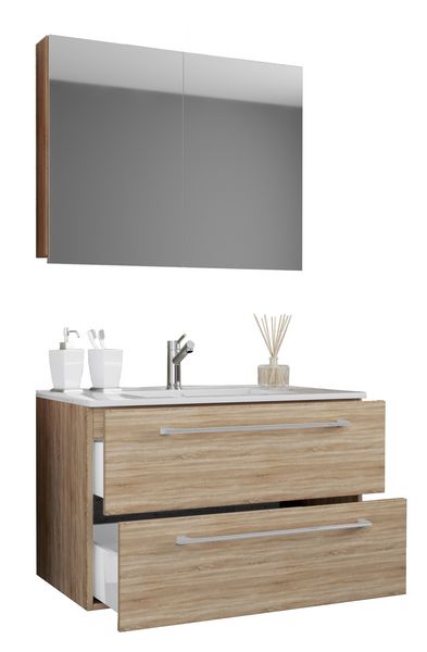 Produktbild: 3-tlg. Waschplatz Waschtisch Badinos Schublade SP