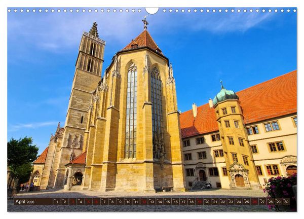 Produktbild: Rothenburg o. d. Tauber - Perle des Taubertales (Wandkalender 2026 DIN A3 quer), CALVENDO Monatskalender
