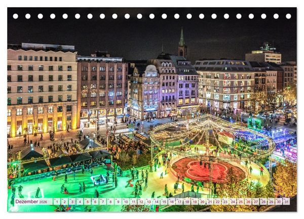 Produktbild: D&uuml;sseldorf - Ansichten einer faszinierenden Stadt (Tischkalender 2026 DIN A5 quer), CALVENDO Monatskalender