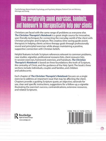 Produktbild: The Christian Therapist's Notebook