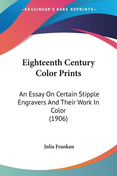 Produktbild: Eighteenth Century Color Prints