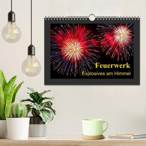 Produktbild: Feuerwerk - Explosives am Himmel (Wandkalender 2027 DIN A4 quer), CALVENDO Monatskalender
