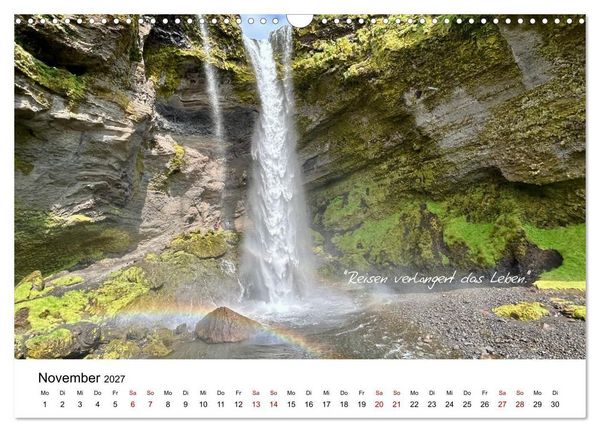 Produktbild: Islandherzen (Wandkalender 2027 DIN A3 quer), CALVENDO Monatskalender