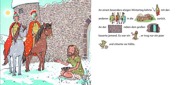 Produktbild: Einer, der seinen Mantel teilte ... Die Geschichte von Sankt Martin in Bildw&ouml;rtern