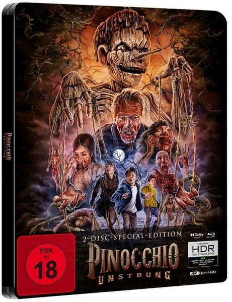 Produktbild: Pinocchio Unstrung - Steelcase (4K Ultra HD+Blu-ray)