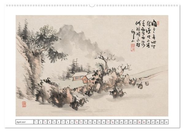 Produktbild: Yoshitsugu Haizan (Wandkalender 2027 DIN A2 quer), CALVENDO Monatskalender