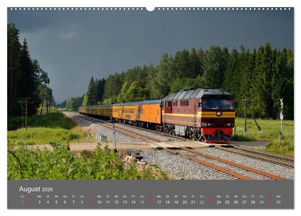 Produktbild: Eisenbahn Kalender 2026 - Oberlausitz und Nachbarl&auml;nder (Wandkalender 2026 DIN A2 quer), CALVENDO Monatskalender