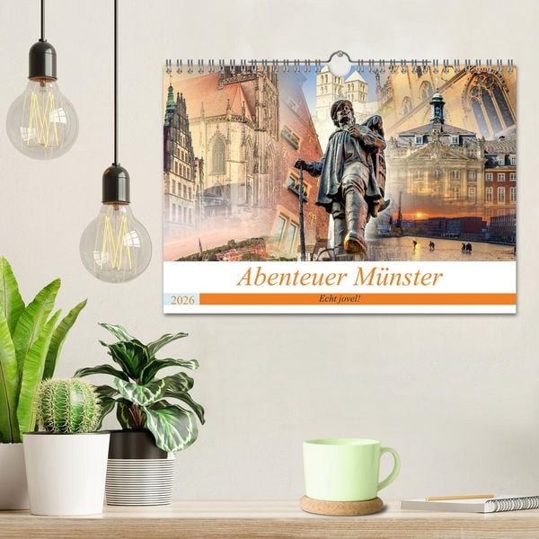 Produktbild: Abenteuer M&uuml;nster - Echt jovel! (Wandkalender 2026 DIN A4 quer), CALVENDO Monatskalender