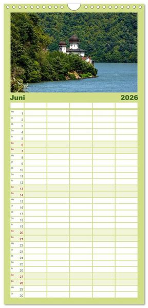 Produktbild: Familienplaner 2026 - Mein Sch&ouml;nes Rum&auml;nien mit 5 Spalten (Wandkalender, 21 x 45 cm) CALVENDO