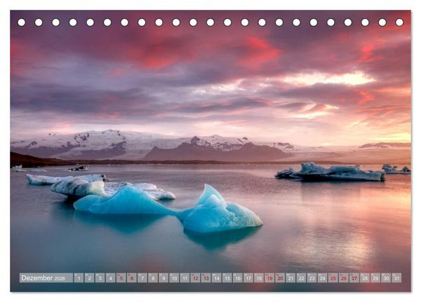 Produktbild: Im Bann des Nordens - Island (Tischkalender 2026 DIN A5 quer), CALVENDO Monatskalender
