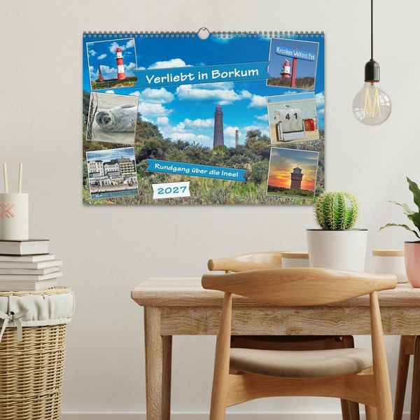 Produktbild: Verliebt in Borkum (Wandkalender 2027 DIN A3 quer), CALVENDO Monatskalender