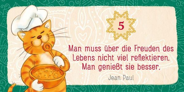 Produktbild: Klitzekleiner Adventskalender mit der Om-Katze