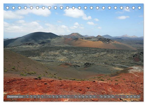 Produktbild: Urlaub auf Lanzarote (Tischkalender 2026 DIN A5 quer), CALVENDO Monatskalender