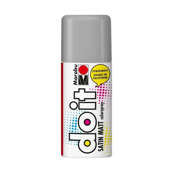 Produktbild: Marabu do it colorspray SATIN MATT steingrau 150ml Spr&uuml;hdose
