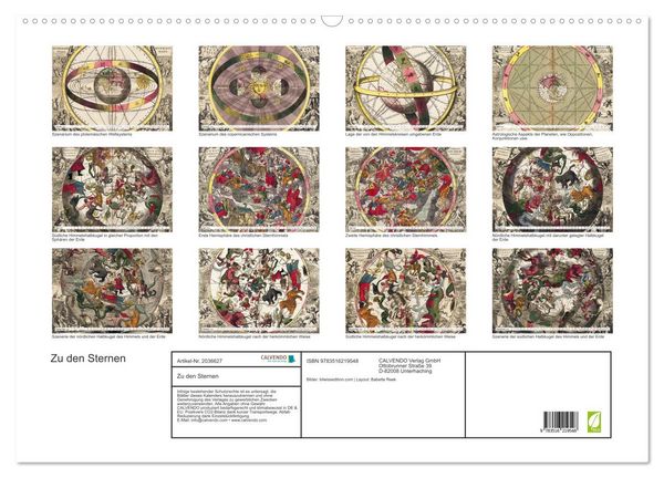 Produktbild: Zu den Sternen (Wandkalender 2026 DIN A2 quer), CALVENDO Monatskalender