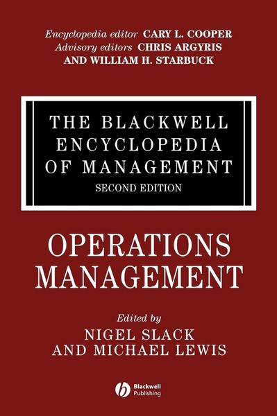 Produktbild: Blackwell Encyc of Management V10 2e
