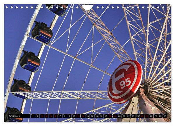 Produktbild: D&uuml;sseldorf - 300mm Perspektiven (Wandkalender 2026 DIN A4 quer), CALVENDO Monatskalender