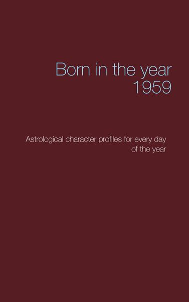 Produktbild: Born in the year 1959