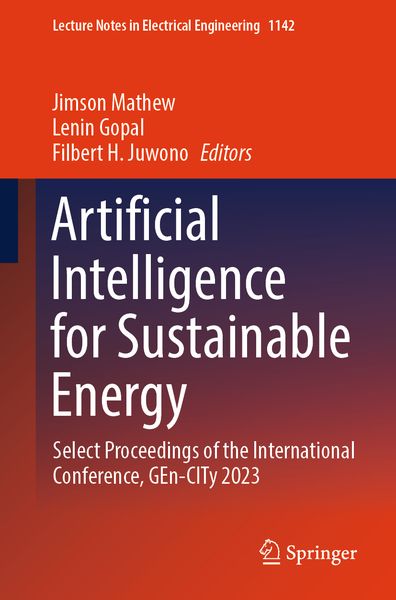Produktbild: Artificial Intelligence for Sustainable Energy