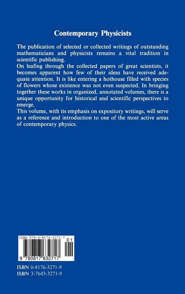 Produktbild: Collected Papers Vol.1: Quantum Field Theory and Statistical Mechanics