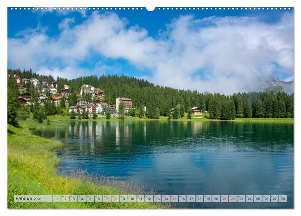Produktbild: Arosa - Atemberaubende Bergkulissen (Wandkalender 2026 DIN A2 quer), CALVENDO Monatskalender