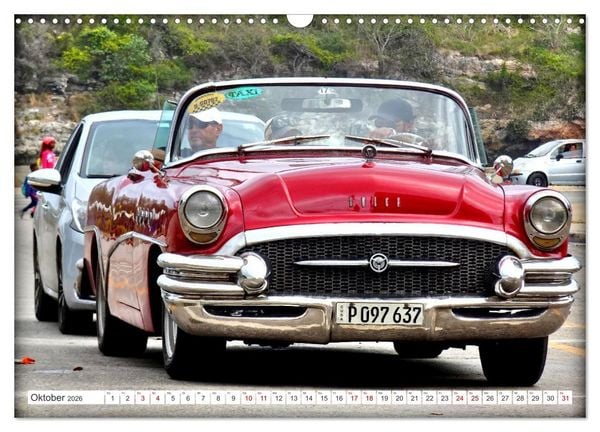 Produktbild: BUICK '55 - Mit 70 unterwegs in Kuba (Wandkalender 2026 DIN A3 quer), CALVENDO Monatskalender