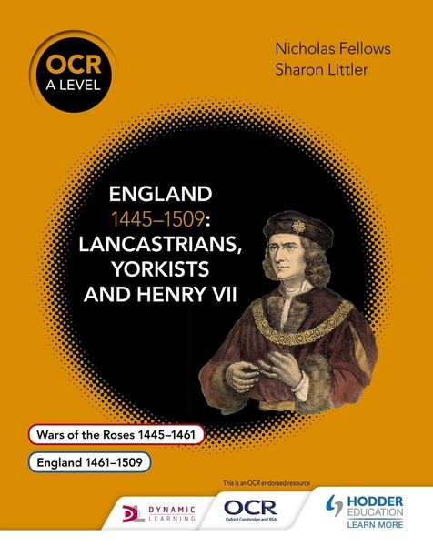 Produktbild: OCR A Level History: England 1445-1509: Lancastrians, Yorkists and Henry VII