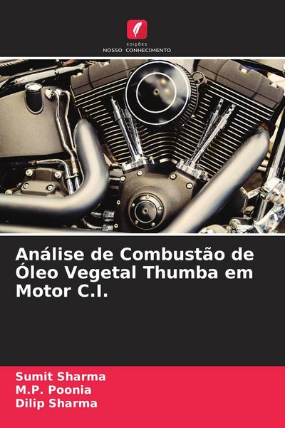 Produktbild: An&aacute;lise de Combust&atilde;o de &Oacute;leo Vegetal Thumba em Motor C.I.