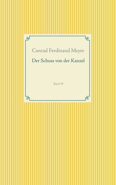 Produktbild: Der Schuss von der Kanzel