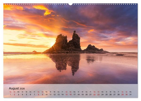Produktbild: Wundersch&ouml;ne Meereslandschaften (Wandkalender 2026 DIN A2 quer), CALVENDO Monatskalender