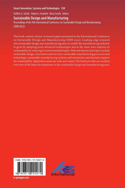 Produktbild: Sustainable Design and Manufacturing