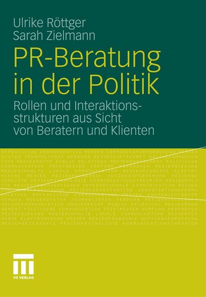 Produktbild: PR-Beratung in der Politik