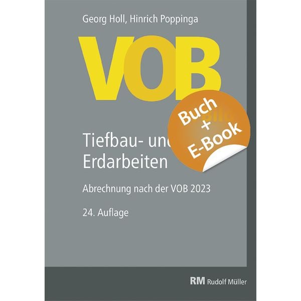 VOB im Bild – Tiefbau- und Erdarbeiten - mit E-Book