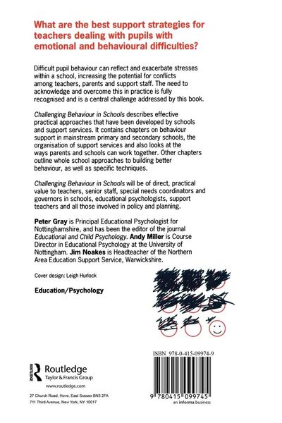 Produktbild: Challenging Behaviour in Schools