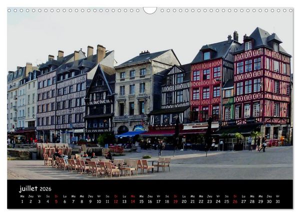Produktbild: MA NORMANDIE (Calendrier mural 2026 DIN A3 vertical), CALVENDO calendrier mensuel