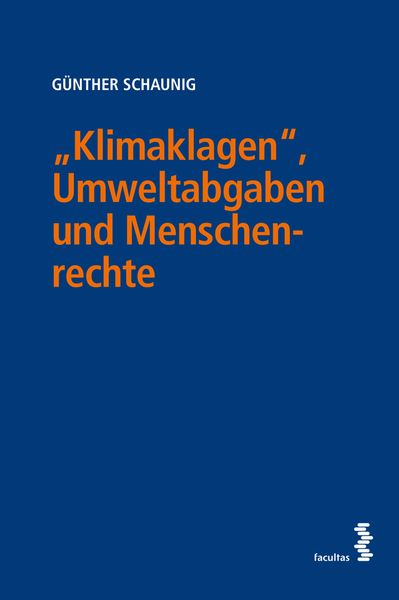 Produktbild: &bdquo;Klimaklagen&ldquo;, Umweltabgaben und Menschenrechte