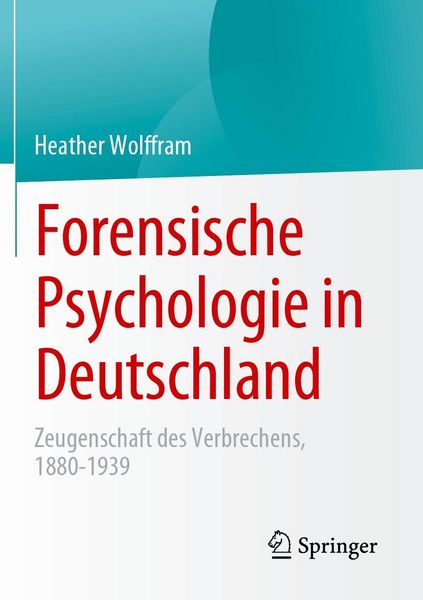 Produktbild: Forensische Psychologie in Deutschland