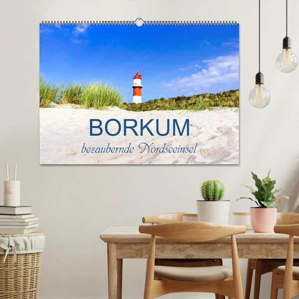 Produktbild: Borkum, bezaubernde Nordseeinsel (Wandkalender 2026 DIN A2 quer), CALVENDO Monatskalender