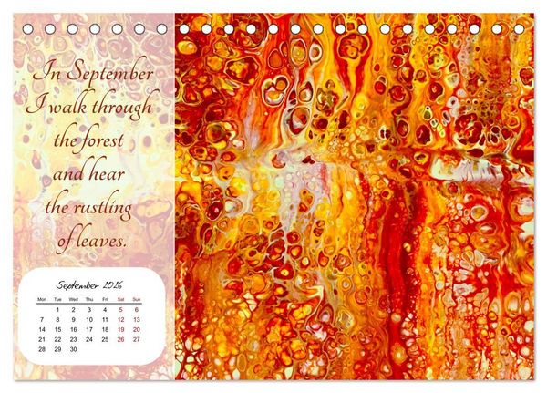 Produktbild: Your year filled with mindfulness (Desk Calendar 2026 DIN A5 landscape), CALVENDO 12 Month DeskCalendar