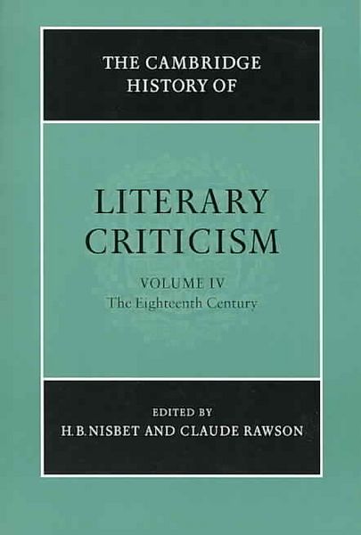Produktbild: The Cambridge History of Literary Criticism