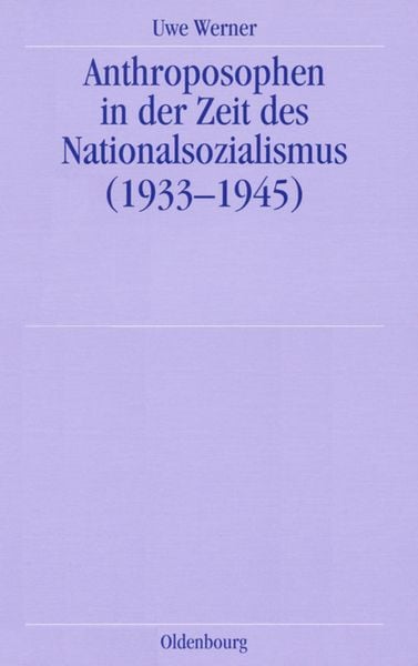 Produktbild: Anthroposophen in der Zeit des Nationalsozialismus
