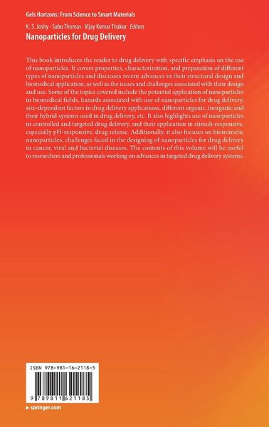 Produktbild: Nanoparticles for Drug Delivery