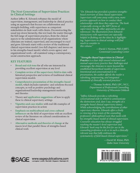 Produktbild: Strengths-Based Supervision in Clinical Practice
