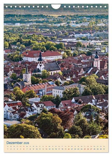 Produktbild: ETTLINGEN (Wandkalender 2026 DIN A4 hoch), CALVENDO Monatskalender