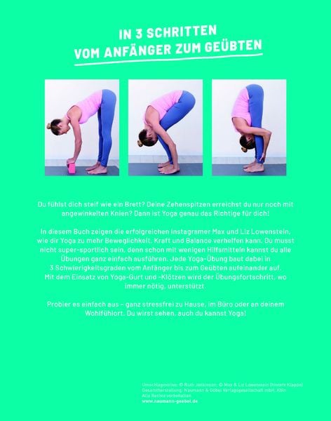 Produktbild: Yoga f&uuml;r Ungelenkige I Das Buch f&uuml;r Anf&auml;nger