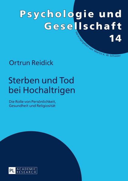 Produktbild: Sterben und Tod bei Hochaltrigen