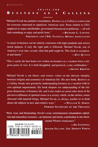 Produktbild: Business as a Calling