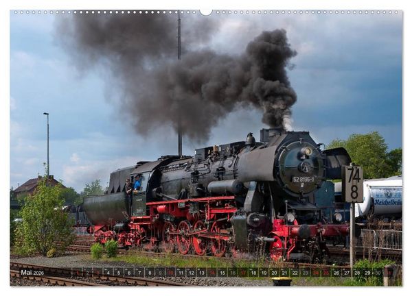 Produktbild: Unter Dampf - Eisenbahnromantik aus vergangener Zeit (hochwertiger Premium Wandkalender 2026 DIN A2 quer), Kunstdruck in Hochglanz
